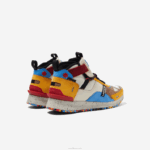 Lacoste couro run breaker e calçados outdoor sintéticos homens off white & brown ow8 88BL1848 - Image 3