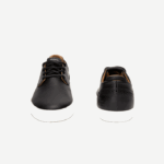 Lacoste esparre club tênis de couro homens preto e off white 454 88BL1718 - Image 5