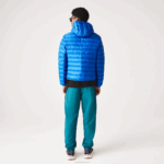 Lacoste jaqueta acolchoada com capuz homens azul k1q 88BL1264 - Image 3