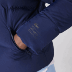 Lacoste jaqueta acolchoada dobrável mulheres azul marinho 166 88BL2616 - Image 4