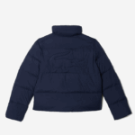 Lacoste jaqueta acolchoada dobrável mulheres azul marinho 166 88BL2616 - Image 6