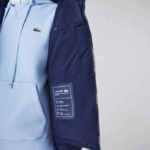 Lacoste jaqueta acolchoada dobrável mulheres azul marinho 166 88BL2616 - Image 10