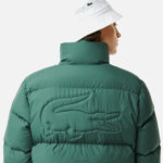 Lacoste jaqueta acolchoada dobrável mulheres verde 5hx 88BL2615 - Image 3