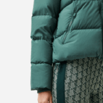 Lacoste jaqueta acolchoada dobrável mulheres verde 5hx 88BL2615 - Image 4