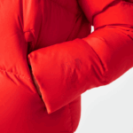 Lacoste jaqueta acolchoada dobrável mulheres vermelho f8m 88BL2617 - Image 9