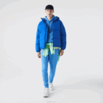 Lacoste jaqueta acolchoada repelente de água homens azul k1q 88BL1213 - Image 2
