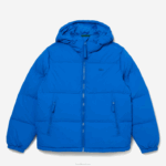 Lacoste jaqueta acolchoada repelente de água homens azul k1q 88BL1213 - Image 5