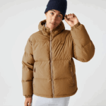 Lacoste jaqueta acolchoada repelente de água homens marrom z0w 88BL1231 - Image 10