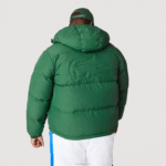 Lacoste jaqueta acolchoada repelente de água homens verde 132 88BL1211 - Image 4