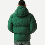 Lacoste jaqueta acolchoada repelente de água homens verde 132 88BL1211 - Image 5