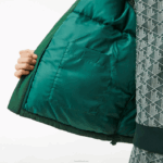 Lacoste jaqueta acolchoada repelente de água homens verde 132 88BL1211 - Image 6
