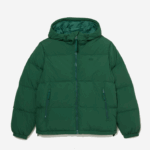 Lacoste jaqueta acolchoada repelente de água homens verde 132 88BL1211 - Image 7