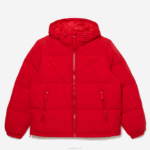 Lacoste jaqueta acolchoada repelente de água homens vermelho 240 88BL1212 - Image 5