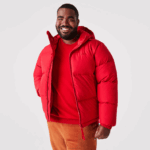 Lacoste jaqueta acolchoada repelente de água homens vermelho 240 88BL1212 - Image 9