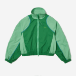 Lacoste jaqueta bicolor oversized mulheres verde fzv 88BL2432 - Image 4