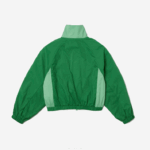 Lacoste jaqueta bicolor oversized mulheres verde fzv 88BL2432 - Image 5