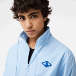 Lacoste jaqueta com estampa de monograma mulheres hbp azul 88BL2440 - Image 2