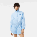 Lacoste jaqueta com estampa de monograma mulheres hbp azul 88BL2440