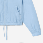 Lacoste jaqueta com estampa de monograma mulheres hbp azul 88BL2440 - Image 6