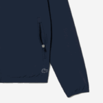 Lacoste jaqueta curta de poliamida reciclada homens kxe azul 88BL10 - Image 6