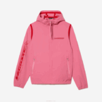 Lacoste jaqueta curta de poliamida reciclada homens rosa 2r3 88BL9 - Image 4