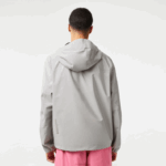 Lacoste jaqueta curta impermeável homens cinza kzw 88BL387 - Image 3
