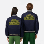 Lacoste jaqueta de pelúcia homens azul marinho 166 88BL383 - Image 3