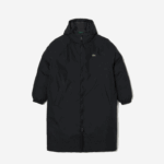 Lacoste jaqueta longa com inscrição de marca homens preto 031 88BL1294 - Image 5