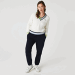 Lacoste joggers de algodão misturado mulheres azul marinho 166 88BL2413 - Image 7