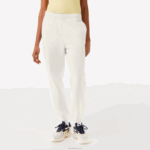 Lacoste joggers de algodão misturado mulheres branco 70v 88BL2551 - Image 2