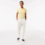 Lacoste joggers de algodão misturado mulheres branco 70v 88BL2551