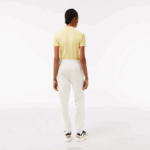 Lacoste joggers de algodão misturado mulheres branco 70v 88BL2551 - Image 3
