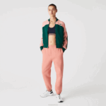 Lacoste joggers de algodão misturado mulheres rosa 5mm 88BL2424