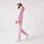 Lacoste joggers de algodão misturado mulheres rosa z4h 88BL2538 - Image 2