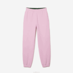 Lacoste joggers de algodão misturado mulheres rosa z4h 88BL2538 - Image 4