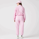 Lacoste joggers de algodão misturado mulheres rosa z4h 88BL2538 - Image 5