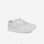 Lacoste l001 tênis de couro homens branco e off white 65t 88BL1839 - Image 2