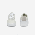 Lacoste l001 tênis de couro homens branco e off white 65t 88BL1839 - Image 4