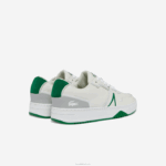 Lacoste l001 tênis de couro homens branco/verde 082 88BL1840 - Image 3