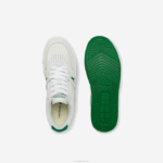 Lacoste l001 tênis de couro homens branco/verde 082 88BL1840 - Image 4