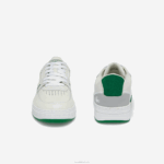 Lacoste l001 tênis de couro homens branco/verde 082 88BL1840 - Image 5