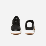 Lacoste l001 tênis de salto alto em couro homens preto e off white 454 88BL1881 - Image 5
