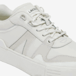 Lacoste l002 tênis de couro mulheres branco 21g 88BL2708 - Image 6