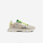 Lacoste l003 tênis neo têxtil homens branco verde wg1 88BL1698