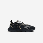 Lacoste l003 tênis neo têxtil homens preto marinho 075 88BL1693