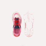 Lacoste l003 tênis neo têxtil mulheres rosa 13c 88BL2677 - Image 4
