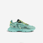 Lacoste l003 tênis neo têxtil mulheres turquesa/marinho b22 88BL2679