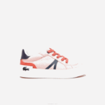 Lacoste l004 sapatilhas têxteis bebês rosa marinho s1n 88BL2932