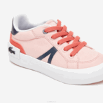 Lacoste l004 sapatilhas têxteis bebês rosa marinho s1n 88BL2932 - Image 5