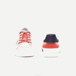 Lacoste l004 sapatilhas têxteis crianças rosa marinho s1n 88BL3062 - Image 4